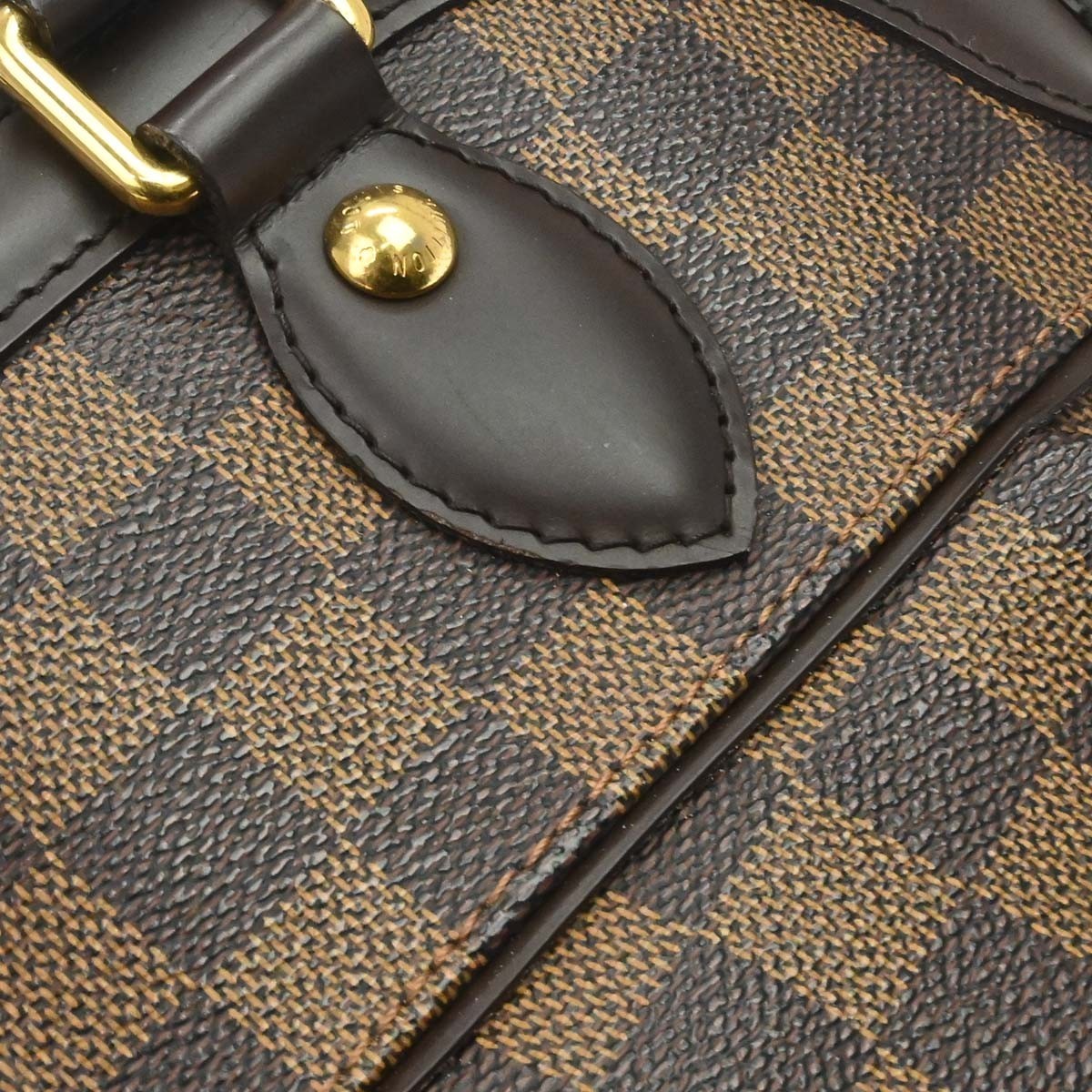 Louis Vuitton Trevi Damier, Brown, Canvas, Handbag