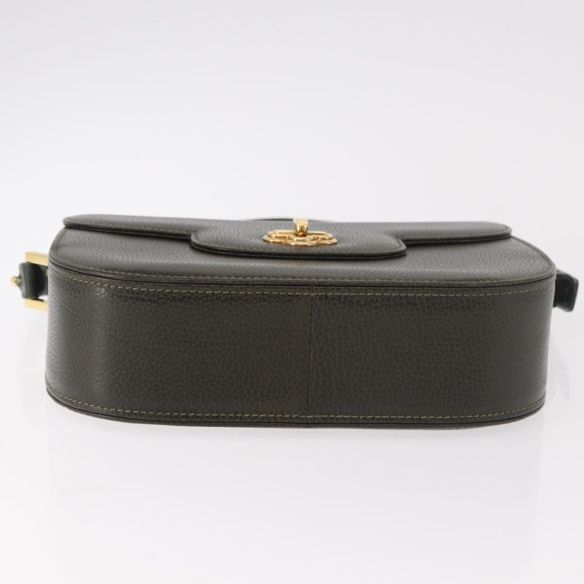 Bally Handbag Leather, Green, Leather, Handbag