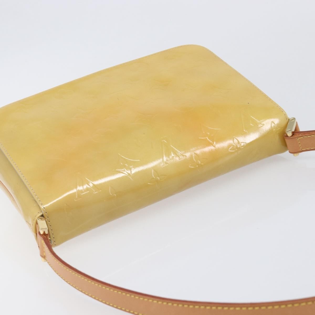 Louis Vuitton Thompson Street Monogram Vernis, Beige, Patent Leather, Shoulder Bag