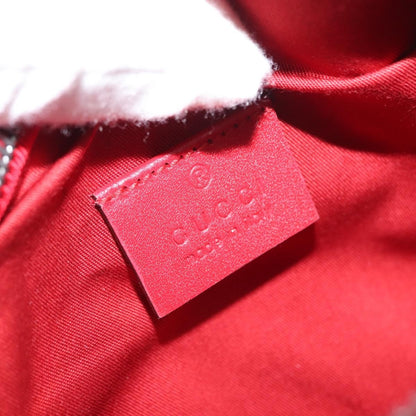 Gucci Children's Belt GG Coated Canvas, Red, Canvas, Handbag