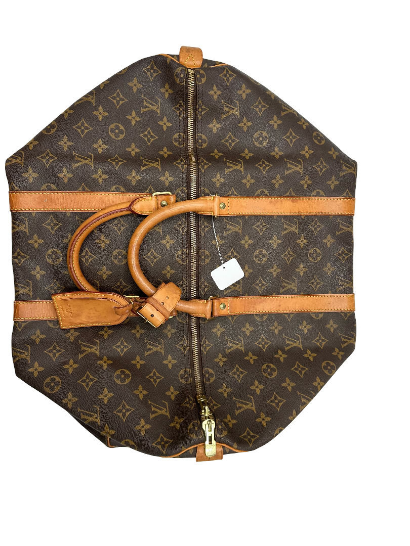 Louis Vuitton Keepall Bag Monogram Canvas, Brown, Canvas, Travel Bag