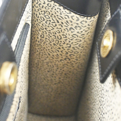 Cartier Panthère Leather, Black, Leather, Shoulder Bag