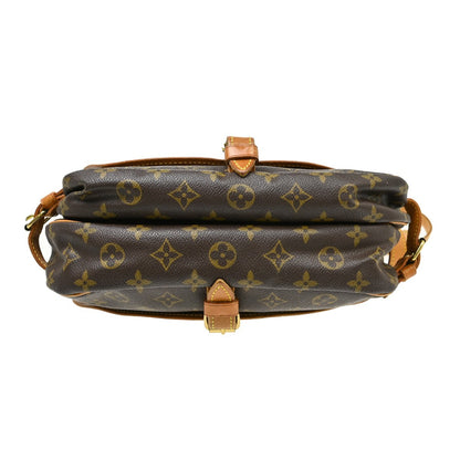 Louis Vuitton Saumur Monogram, Brown, Canvas, Shoulder Bag