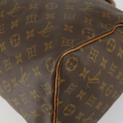 Louis Vuitton Speedy Handbag Monogram Canvas, BROWN, CANVAS, Handbag