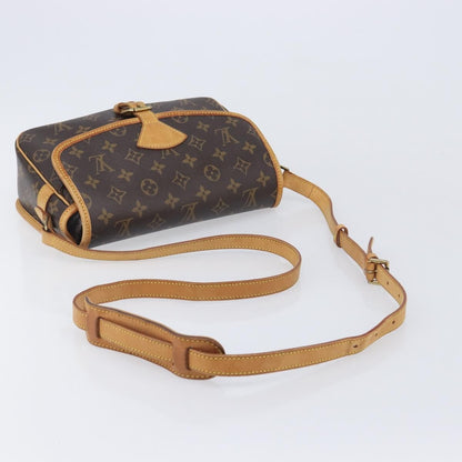 Louis Vuitton Sologne Monogram Canvas, Brown, Canvas, Handbag