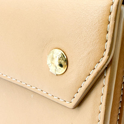 Burberry Convertible Fold Over Pocket Clutch Leather, Brown, Leather, Clutch