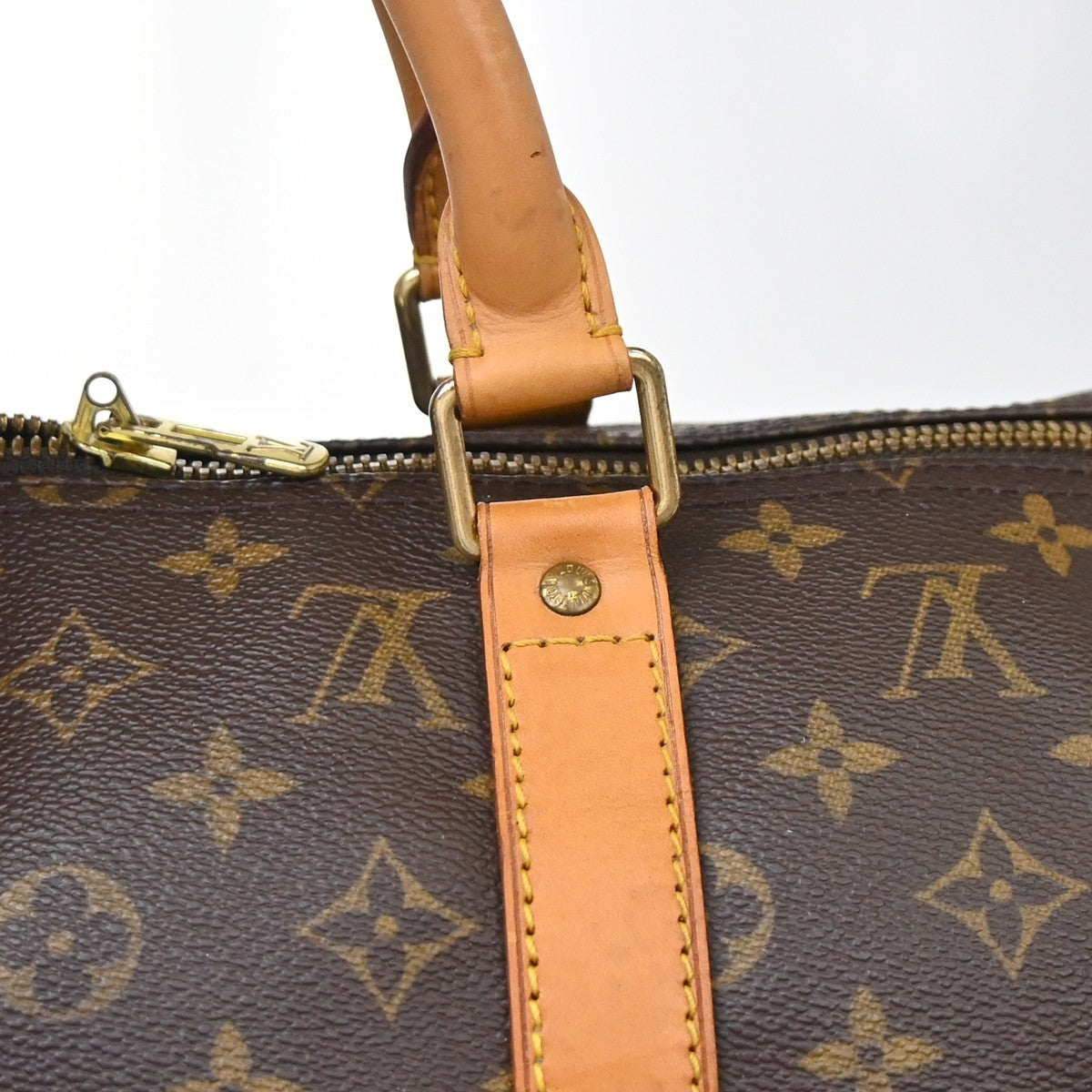 Louis Vuitton Keepall Monogram Canvas, Brown, Canvas, Travel Bag