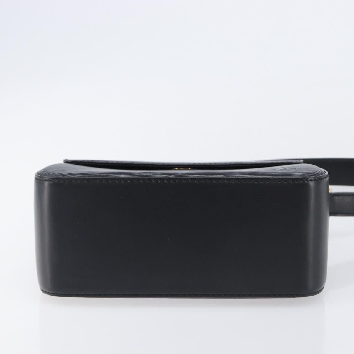 Louis Vuitton Buci Epi Leather, Black, Leather, Handbag