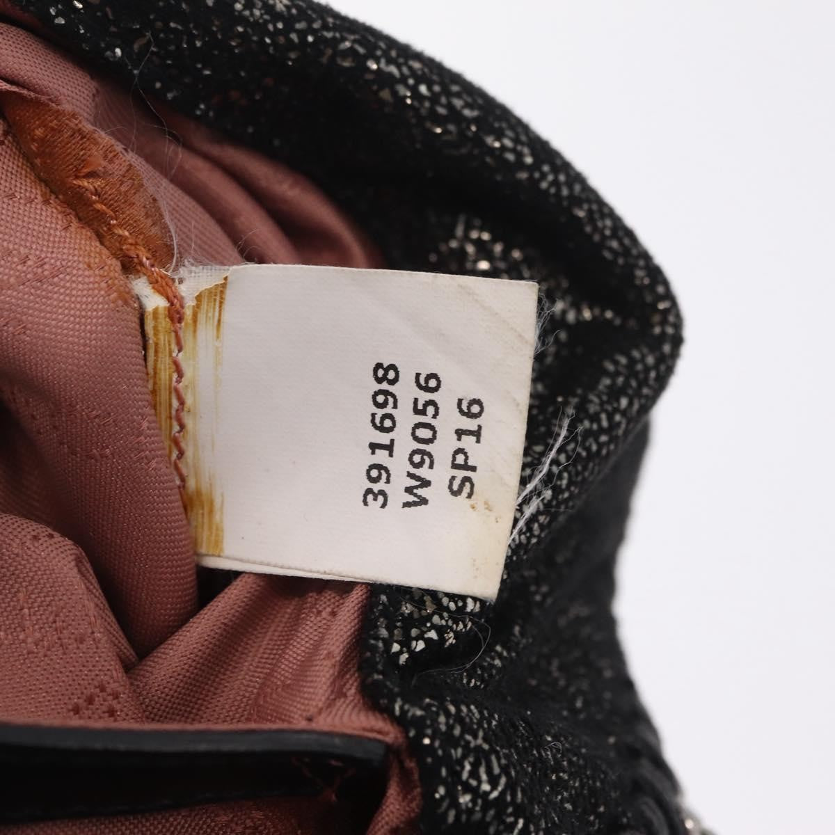 Stella McCartney Falabella Faux Leather, Black, Polyester, Tote Bag