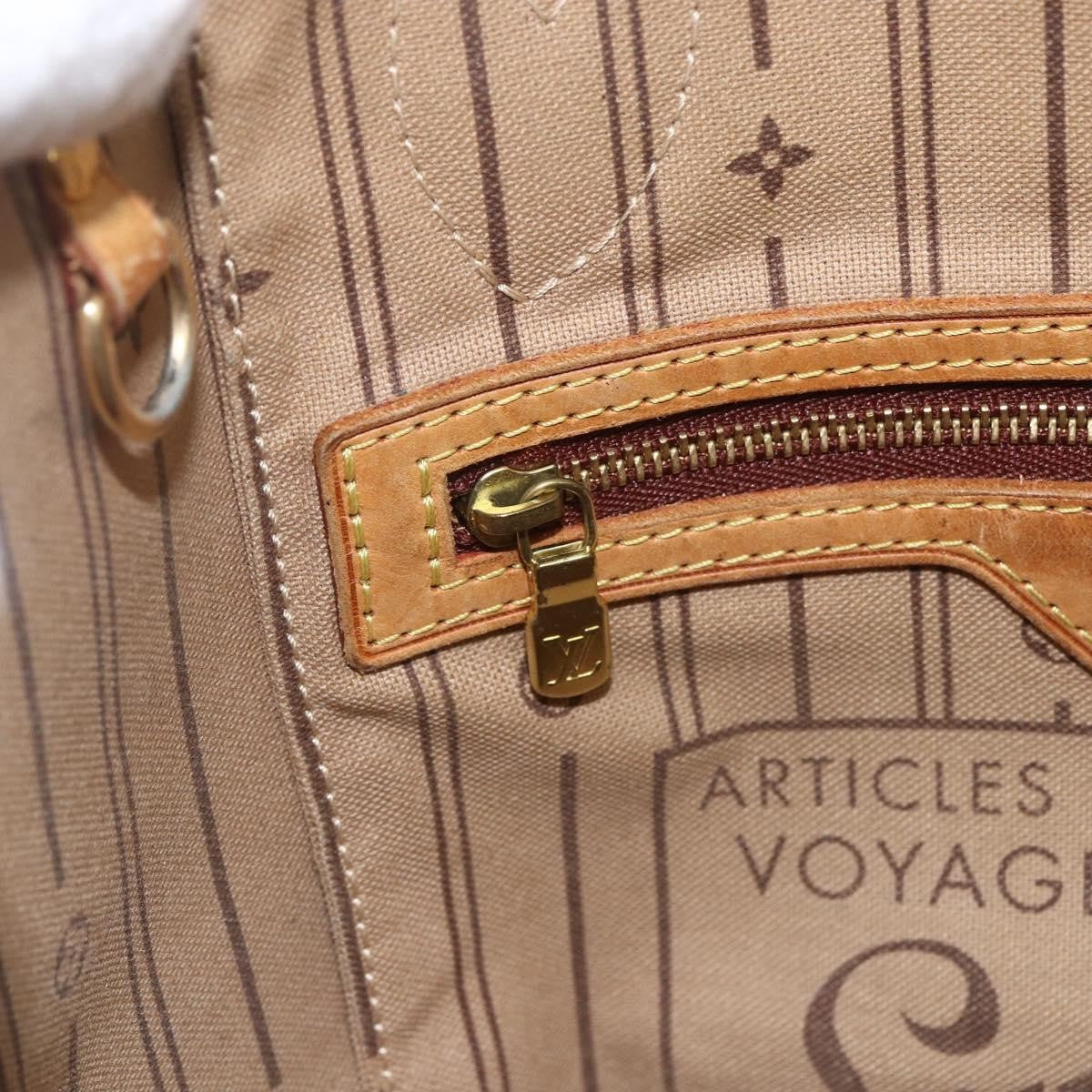 Louis Vuitton Neverfull Monogram Canvas, Brown, Canvas, Tote Bag