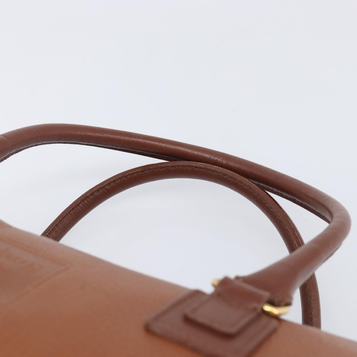 Burberry Vintage Boston Leather, Brown, Leather, Handbag