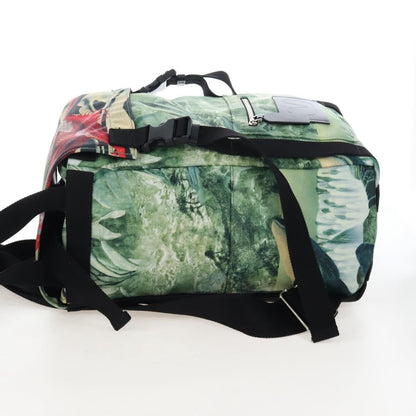 Valentino Garavani x Roger Dean Dragon Printed Nylon, Green, Nylon, Backpack