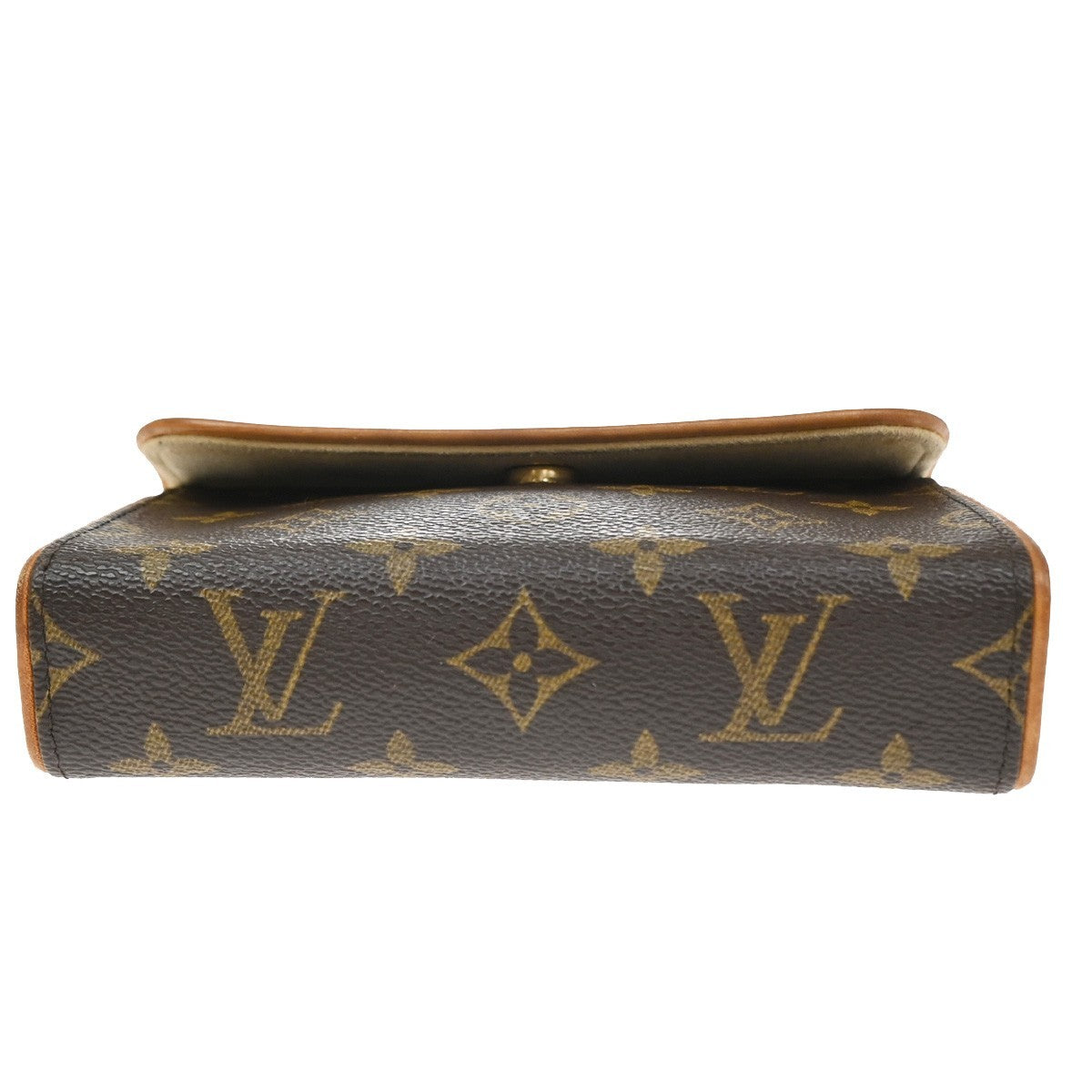 Louis Vuitton Florentine Waist Monogram Canvas, Brown, Leather, Clutch