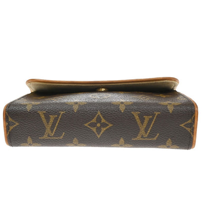 Louis Vuitton Florentine Waist Monogram Canvas, Brown, Leather, Clutch