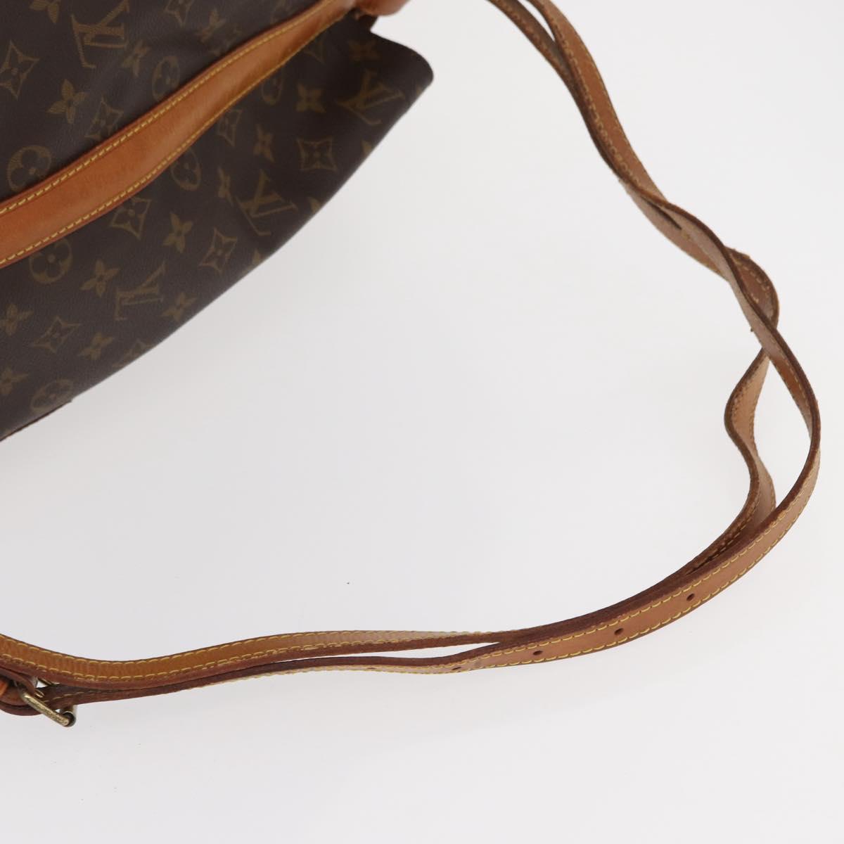Louis Vuitton Randonnee Pochette Monogram Coated Canvas, BROWN, CANVAS, Handbag