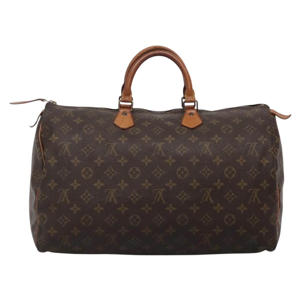 Louis Vuitton Speedy Bandouliere Bag Monogram Canvas, BROWN, CANVAS, Handbag