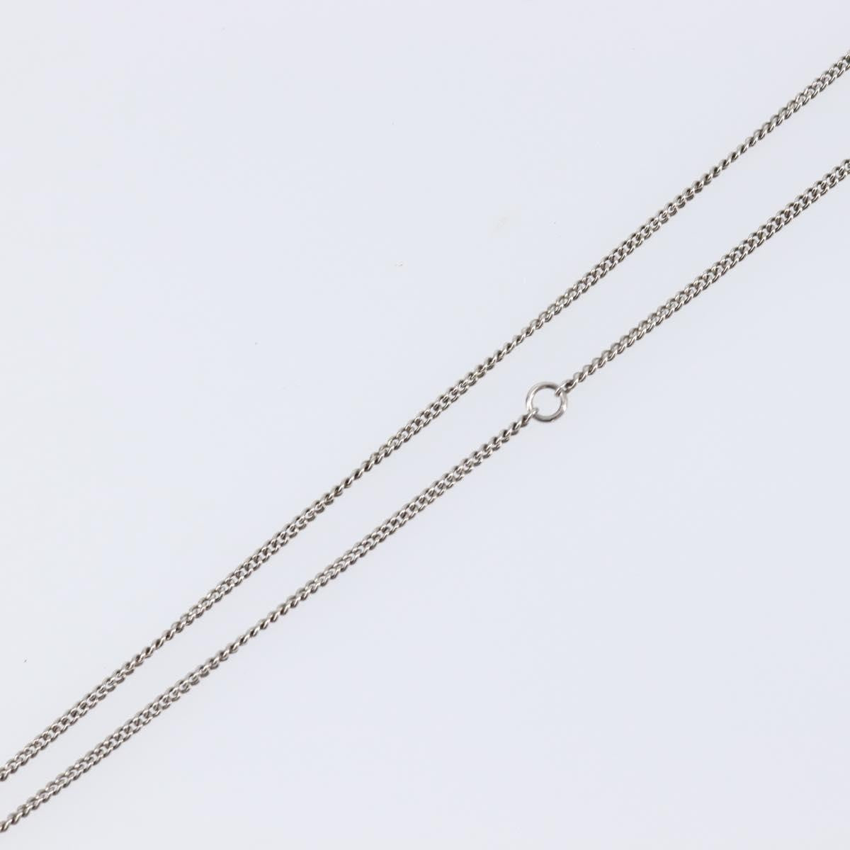 Chanel CC Pendant Metal with Crystals, Silver, Metal, Necklace