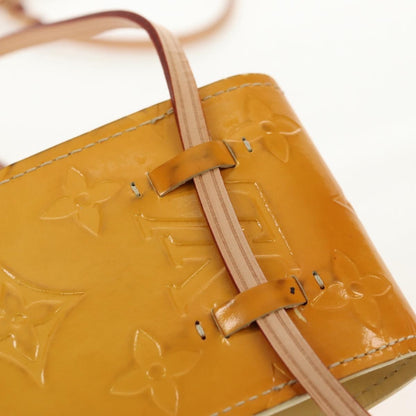Louis Vuitton Walker Cigarette Case Holder Monogram Vernis, Yellow, Patent Leather, Toiletry Case