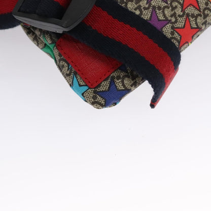 Gucci Children's Drawstring Printed GG Coated Canvas, Multicolour, Canvas, Backpack