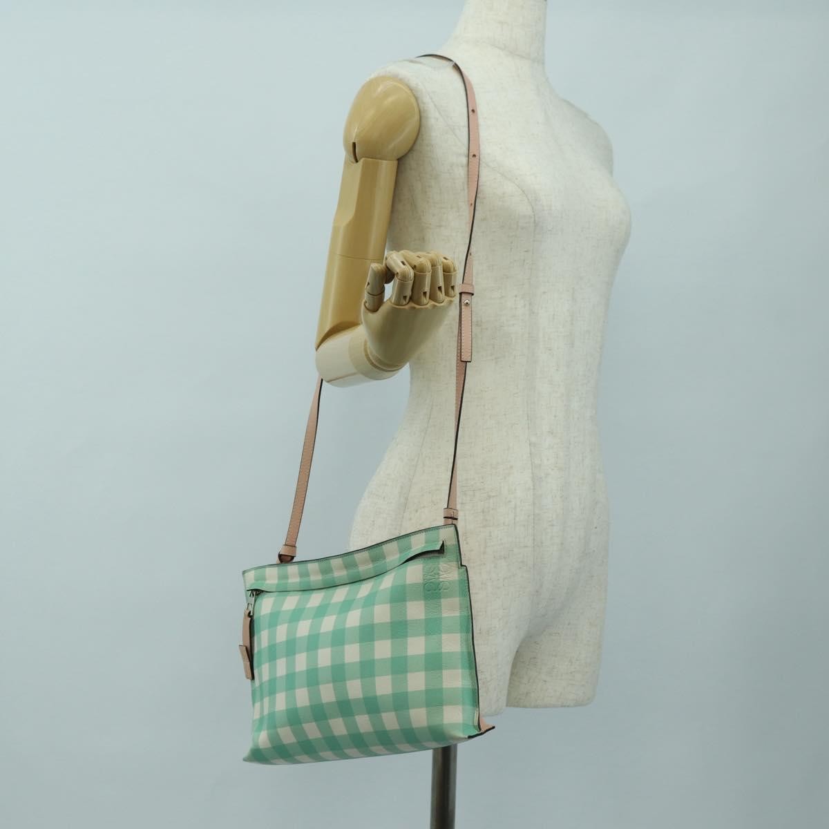 Loewe T Messenger Leather, Multicolour, Leather, Crossbody Bag