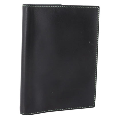 Hermes Simple Agenda Cover Leather, Black, Leather, Briefcase