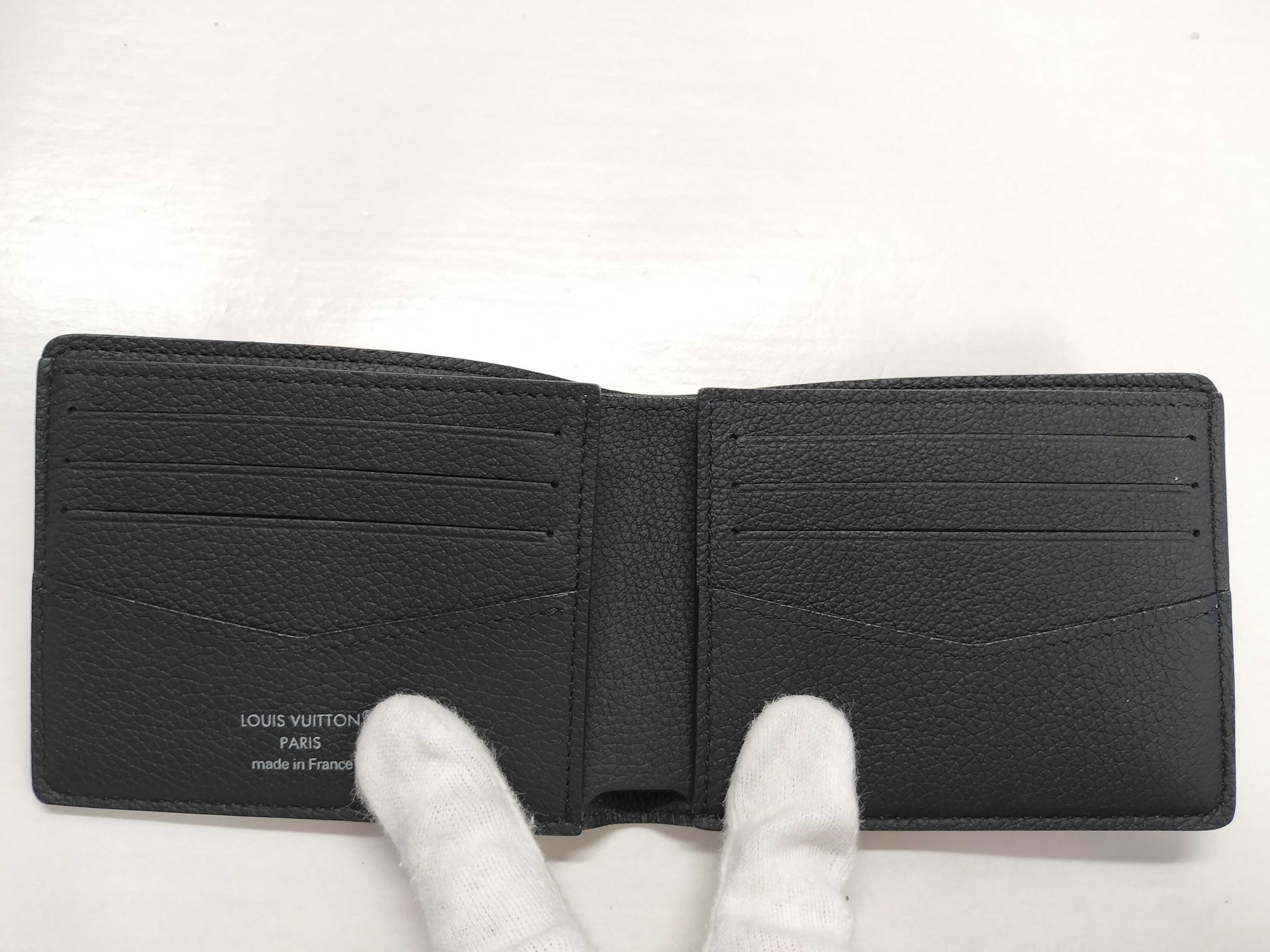 Louis Vuitton Slender Wallet Damier Graphite, Black, Leather, Wallet