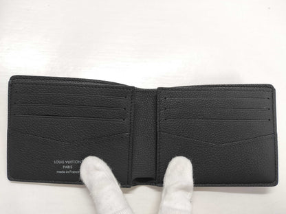Louis Vuitton Slender Wallet Damier Graphite, Black, Leather, Wallet