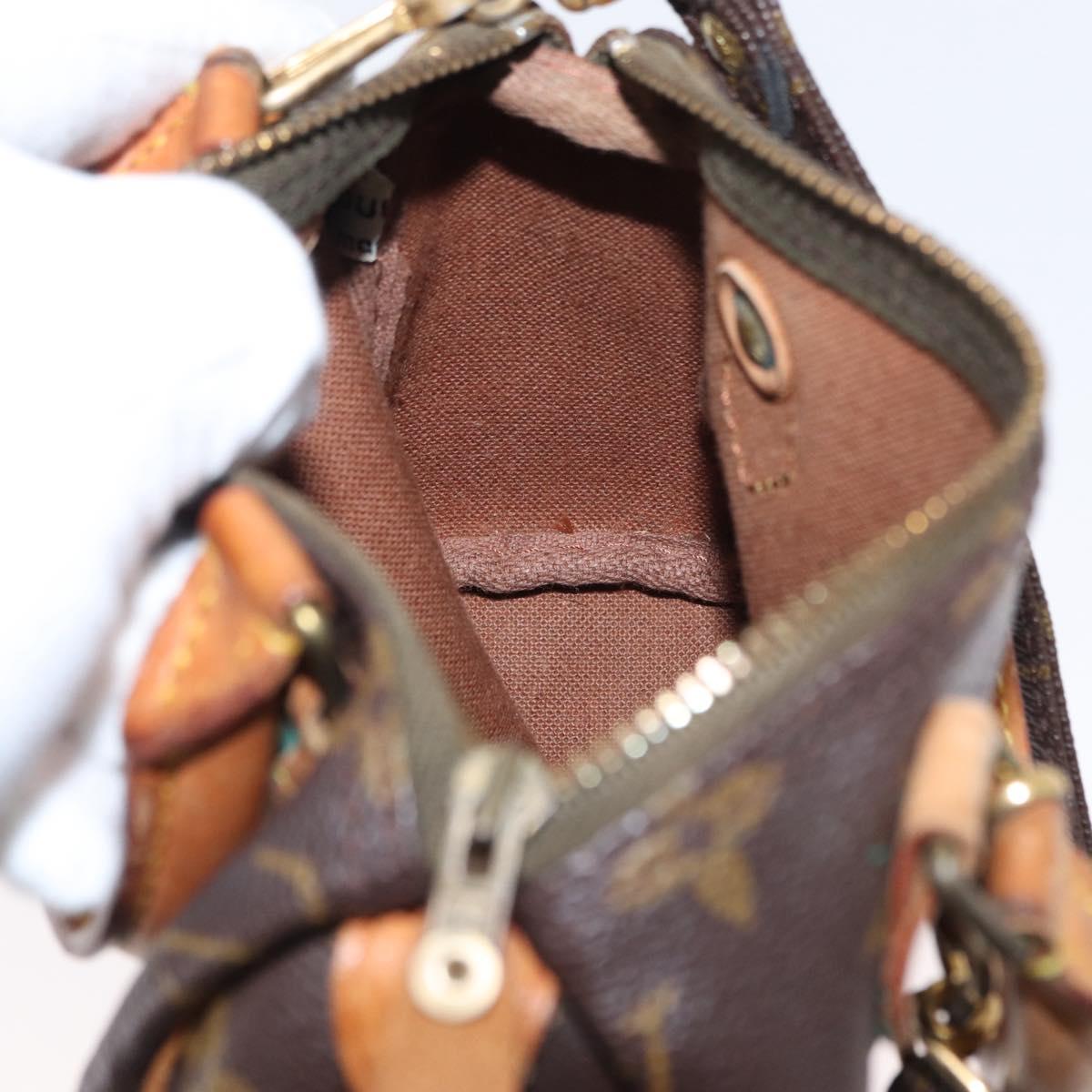 Louis Vuitton Speedy Mini HL Handbag Monogram Canvas, BROWN, CANVAS, Handbag