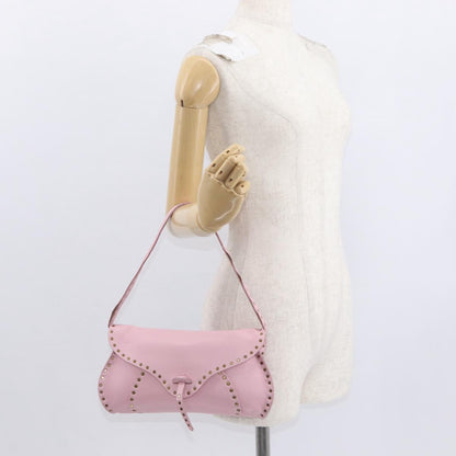 Celine Celine Evening Clutch Smooth Calfskin, PINK, LEATHER, Shoulder bag