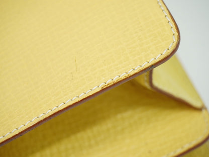 Loewe Barcelona Top Handle Leather, Yellow, Leather, Tote Bag