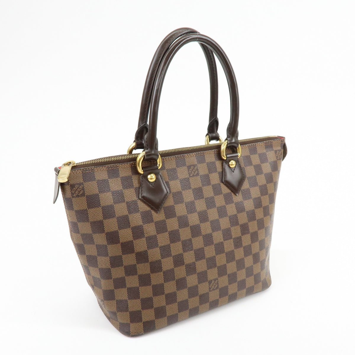Louis Vuitton Saleya Damier, Brown, Canvas, Handbag