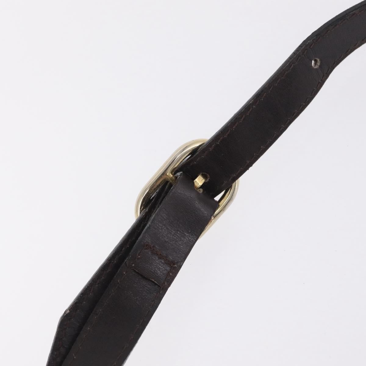 Gucci Vintage Web Sherry Line Suede, Brown, Suede, Handbag
