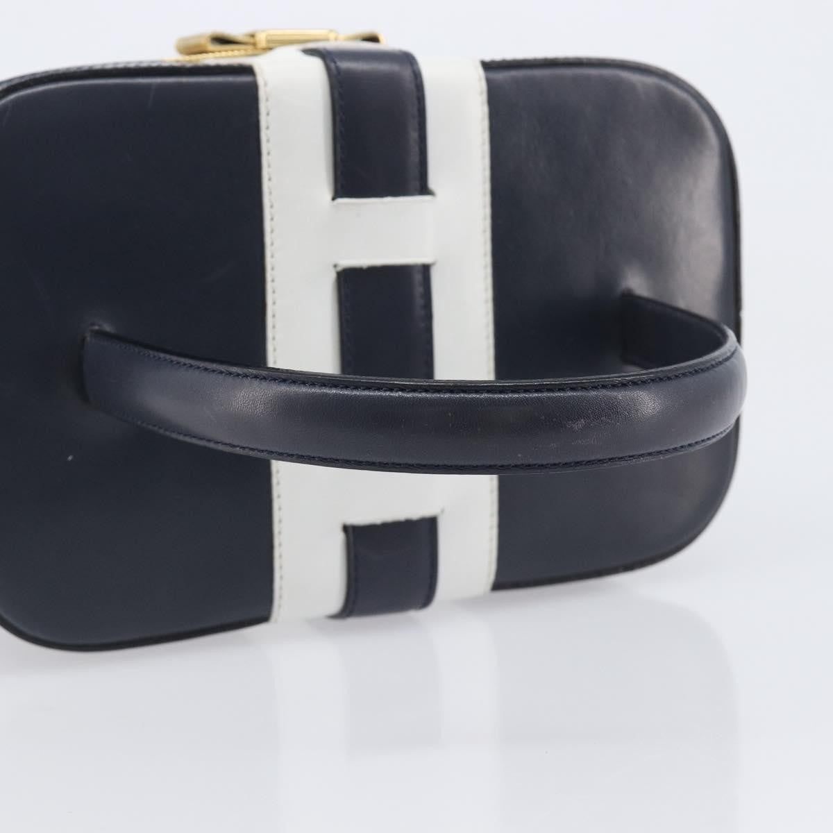 Celine Handbag Leather, Navy, Leather, Handbag