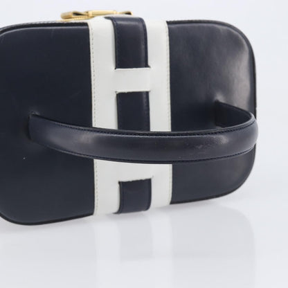 Celine Handbag Leather, Navy, Leather, Handbag