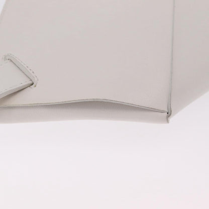 Bottega Veneta NAPPA19 Pouch with Strap Maxi Intrecciato Leather, White, Leather, Clutch