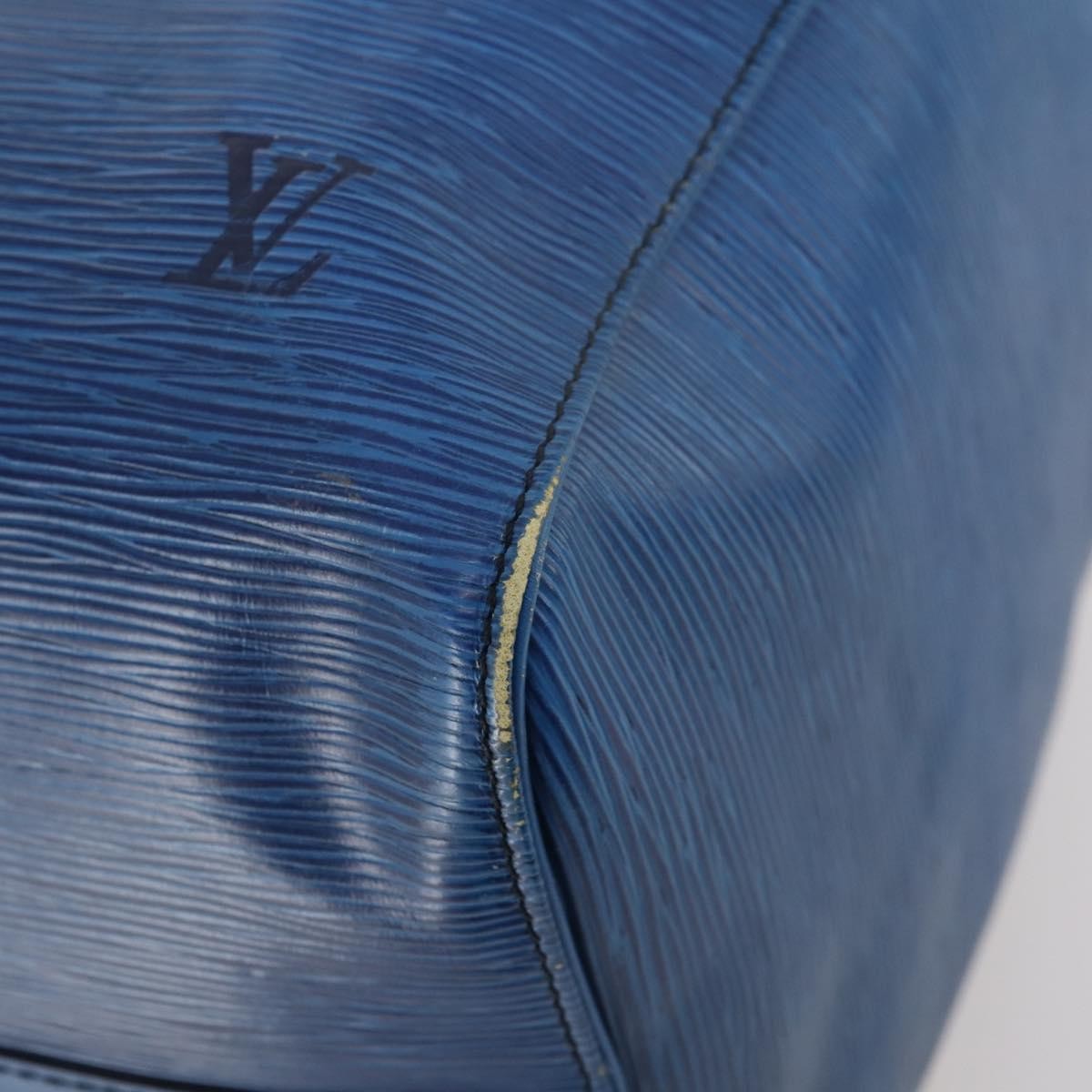 Louis Vuitton Keepall Epi Leather, Blue, Leather, Travel Bag