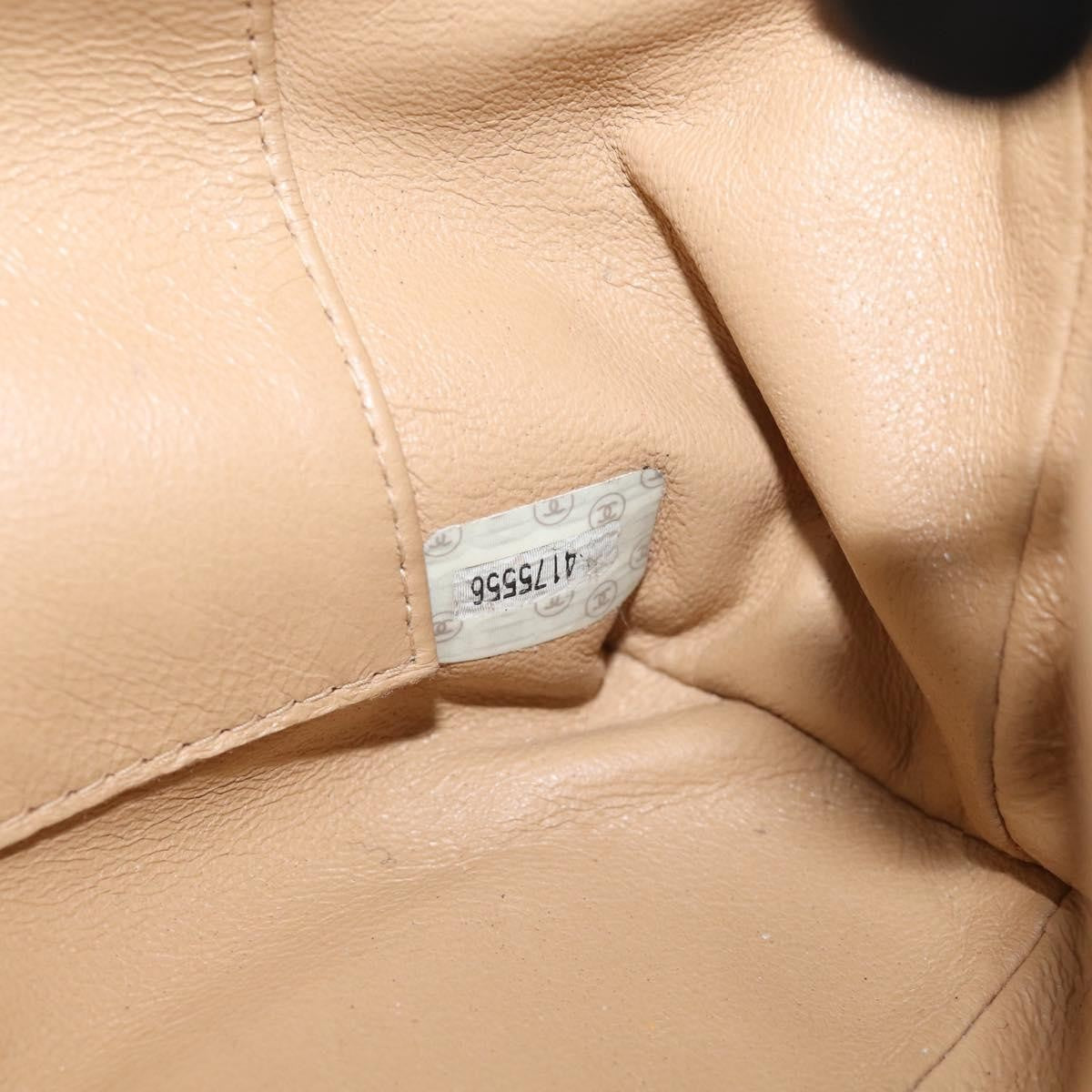 Chanel City Shopping Quilted Caviar, Beige, Leather, Tote Bag