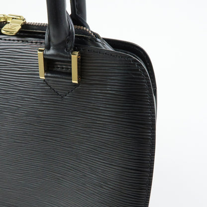 Louis Vuitton Pont Neuf Epi Leather, Black, Leather, Handbag