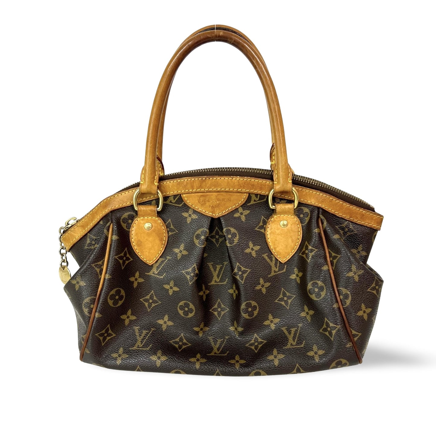 Louis Vuitton Tivoli Handbag Monogram Canvas, Brown, Canvas, Handbag