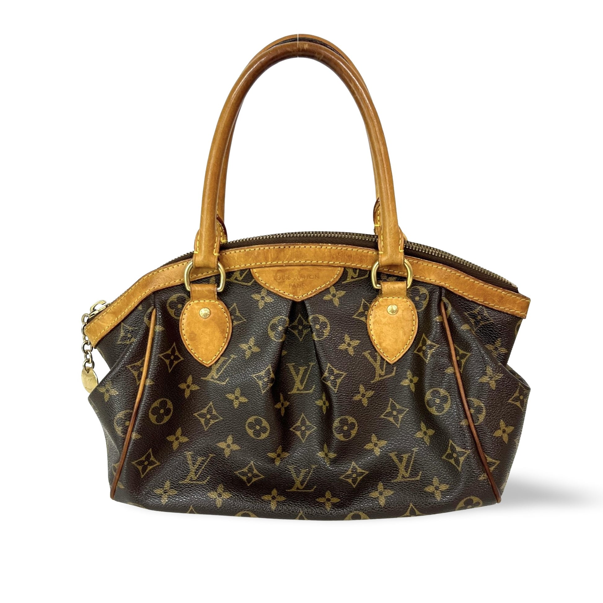 Louis Vuitton Tivoli Handbag Monogram Canvas, Brown, Canvas, Handbag