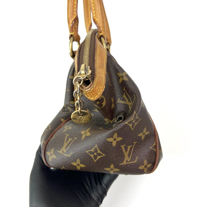 Louis Vuitton Tivoli Handbag Monogram Canvas, Brown, Canvas, Handbag