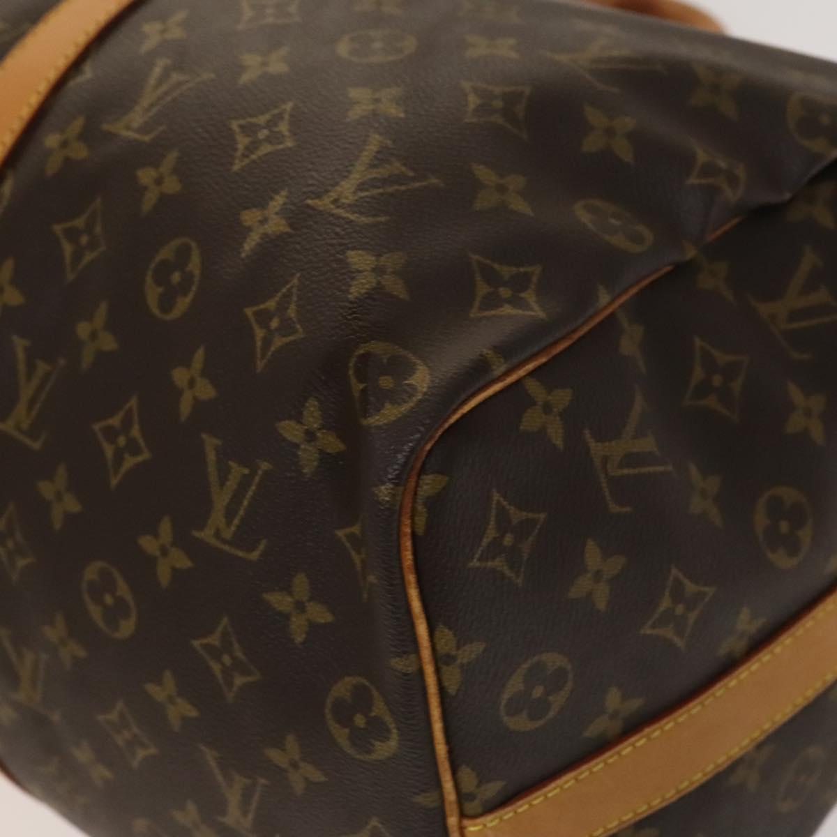 Louis Vuitton Keepall Bandouliere Bag Monogram Canvas, BROWN, CANVAS, Travel bag