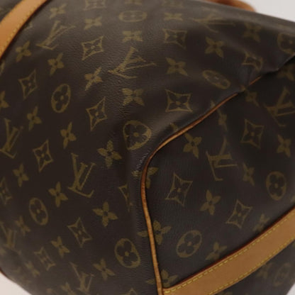 Louis Vuitton Keepall Bandouliere Bag Monogram Canvas, BROWN, CANVAS, Travel bag
