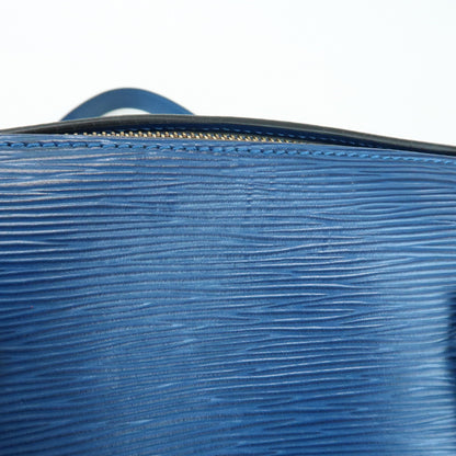 Louis Vuitton Soufflot Epi Leather, Blue, Leather, Tote Bag