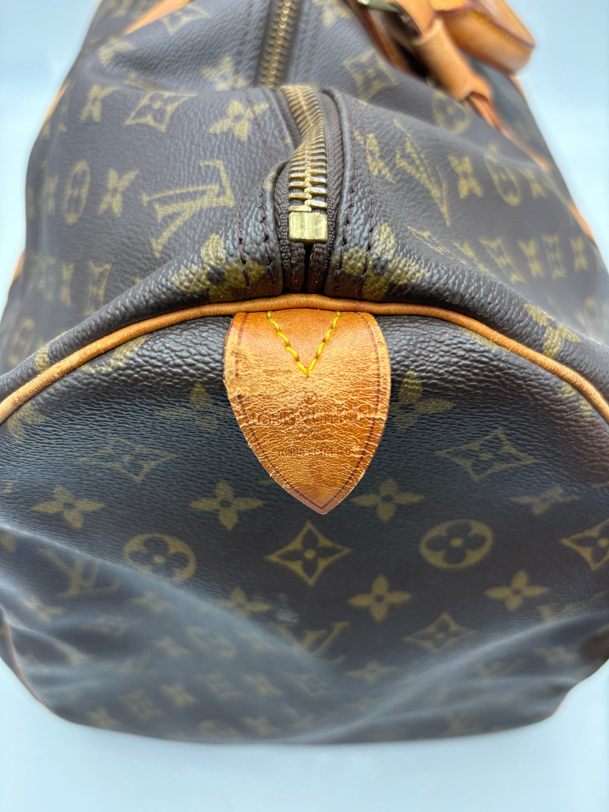 Louis Vuitton Keepall Monogram Canvas, Brown, Canvas, Travel Bag