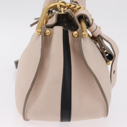 Chloe Hailey Leather, Beige, Leather, Handbag