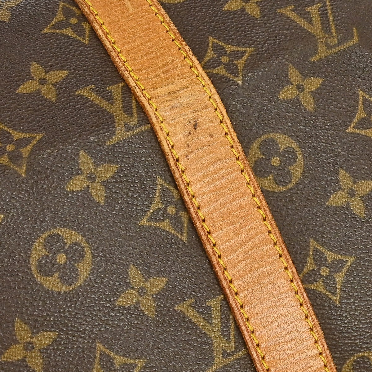 Louis Vuitton Keepall Bandouliere Monogram Canvas, Brown, Canvas, Travel Bag