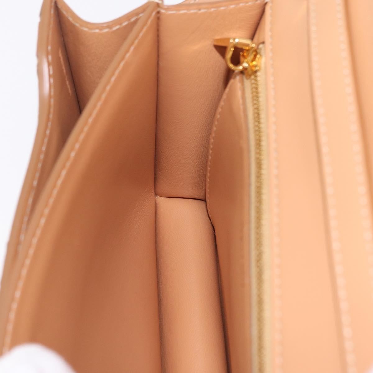 Burberry TB Flap Woven Leather, Beige, Leather, Handbag