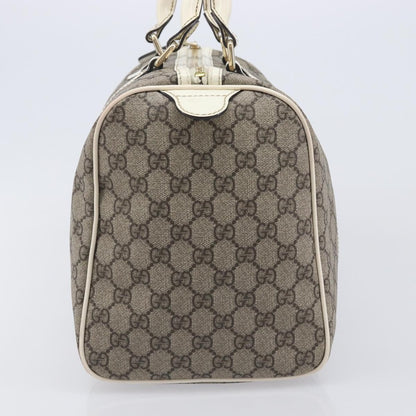 Gucci Joy Boston GG Coated Canvas, Beige, PVC, Handbag