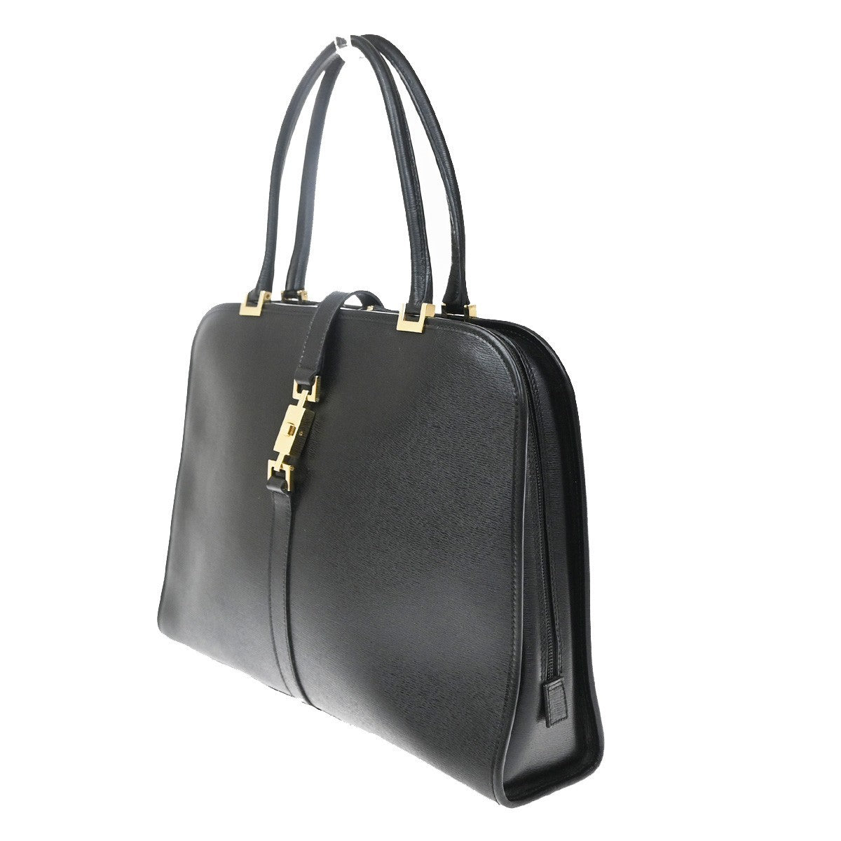 Gucci Jackie O Leather, Black, Leather, Handbag